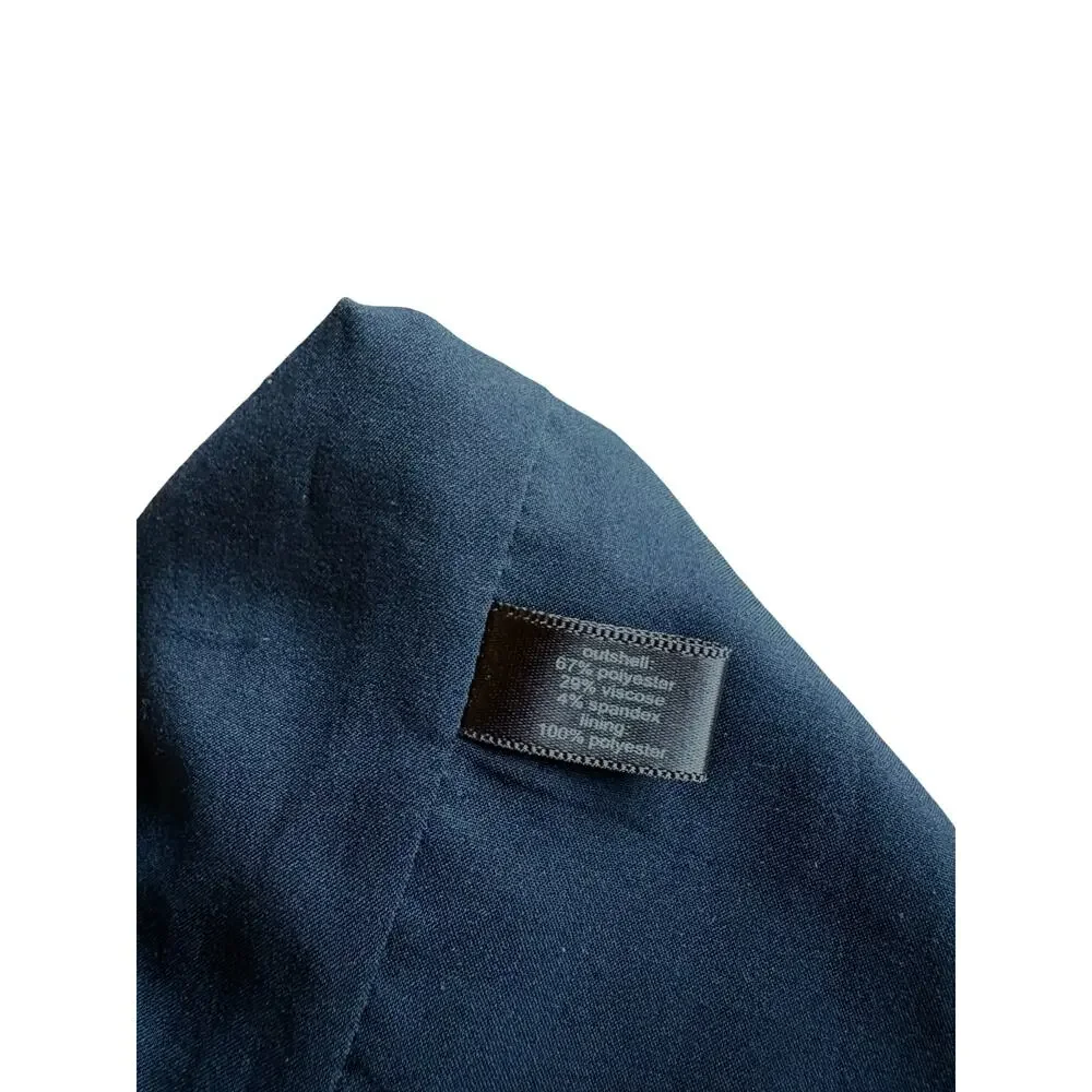 The Limited Pencil Skirt Size 0 Navy Blue Career Office Stretch Side Zip